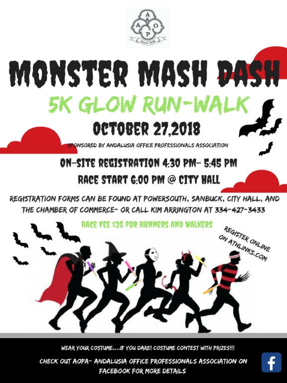 20181027 Monster Mash Dash Poster