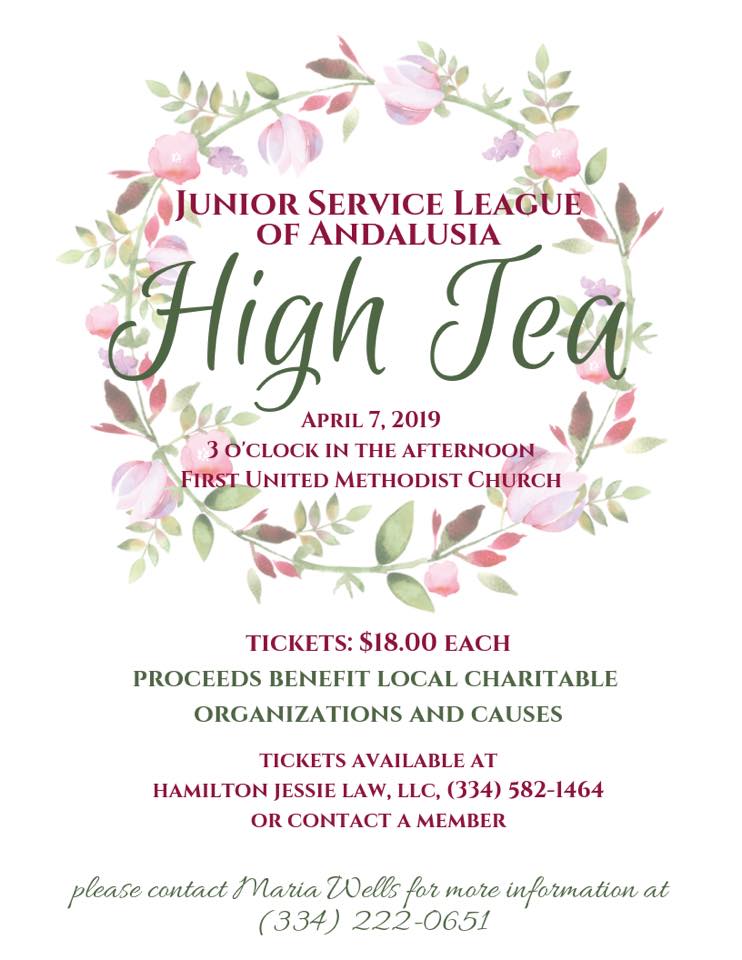 Junior Service League of Andalusia High Tea